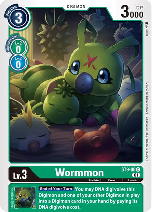 Image for Wormmon (ST9-08 C) [Starter Deck 09: Ultimate Ancient Dragon]