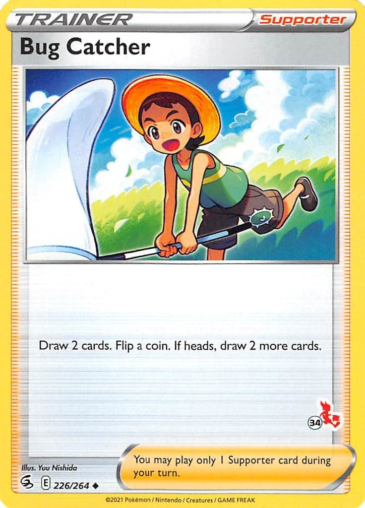 Image for Bug Catcher - 226/264 (#34 Cinderace Stamped) (Battle Academy 2022) (226/164) - Pokemon