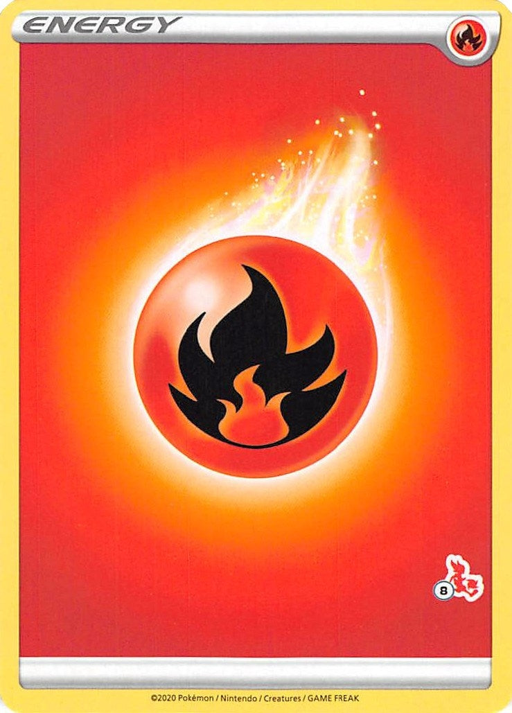 Image for Fire Energy (#8 Cinderace Stamped) (Battle Academy 2022) - Pokemon