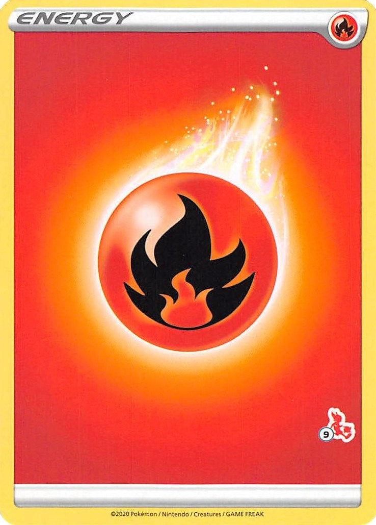 Image for Fire Energy (#9 Cinderace Stamped) (Battle Academy 2022) - Pokemon
