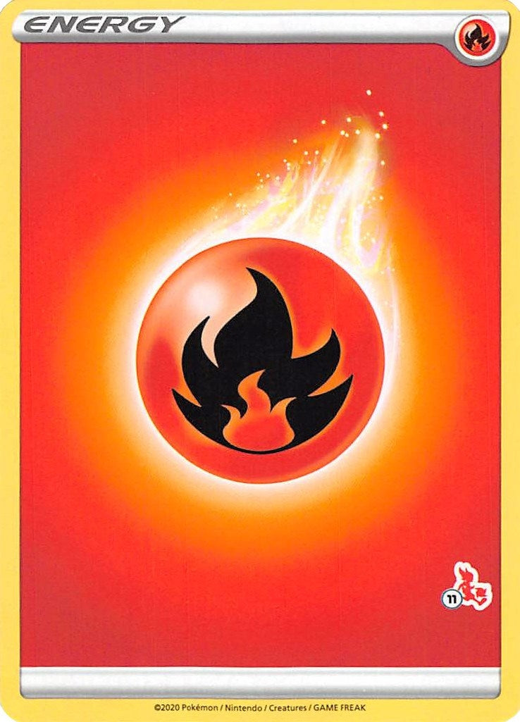 Image for Fire Energy (#11 Cinderace Stamped) (Battle Academy 2022) - Pokemon