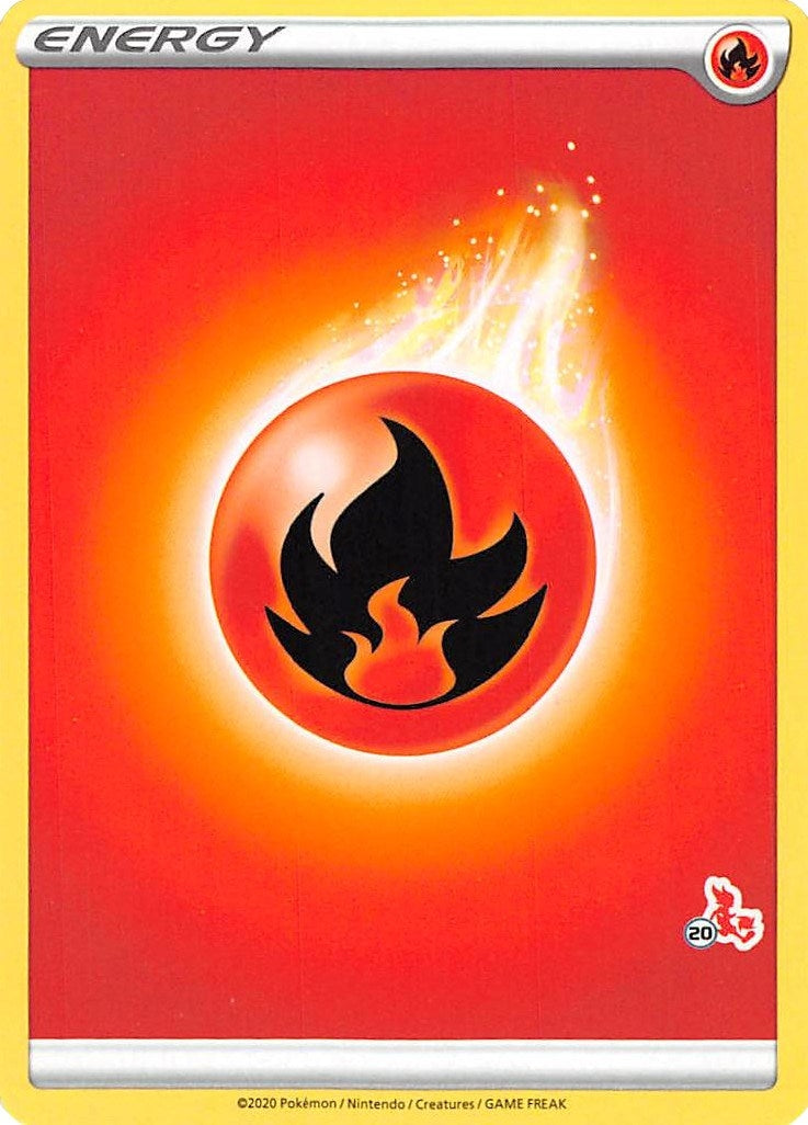 Image for Fire Energy (#20 Cinderace Stamped) (Battle Academy 2022) - Pokemon