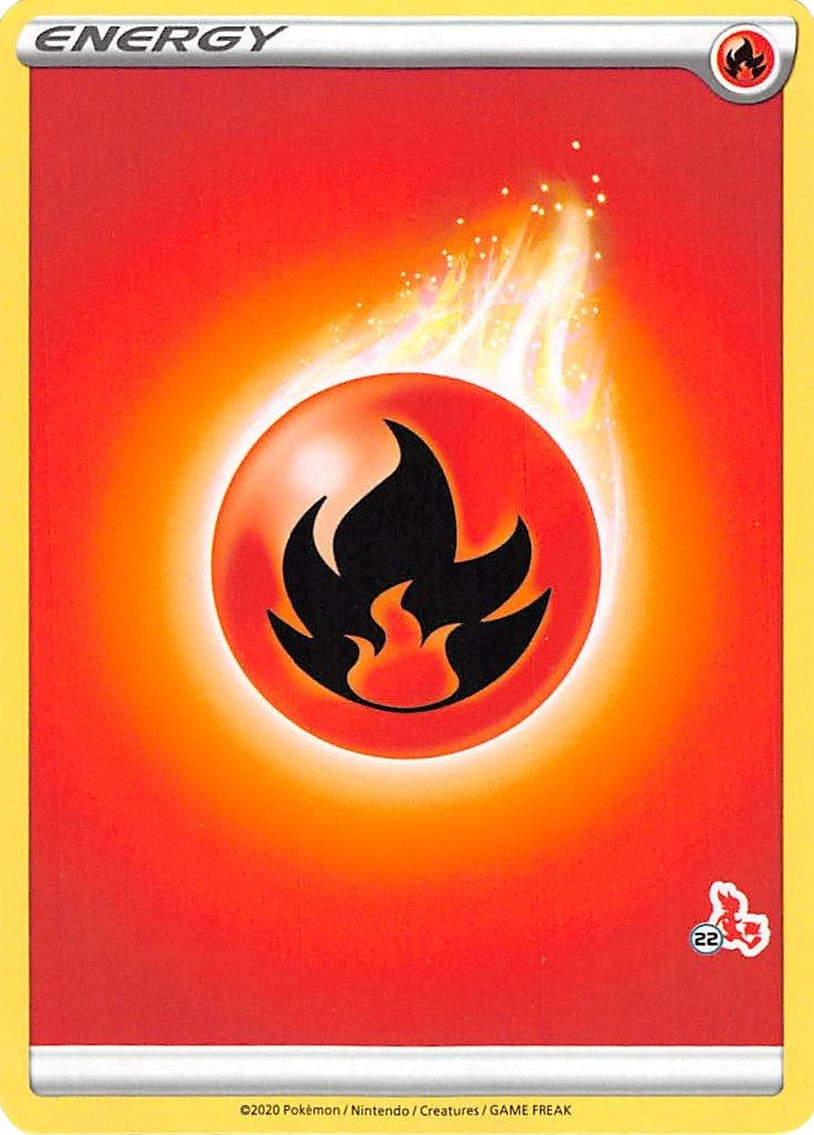 Image for Fire Energy (#22 Cinderace Stamped) (Battle Academy 2022) - Pokemon
