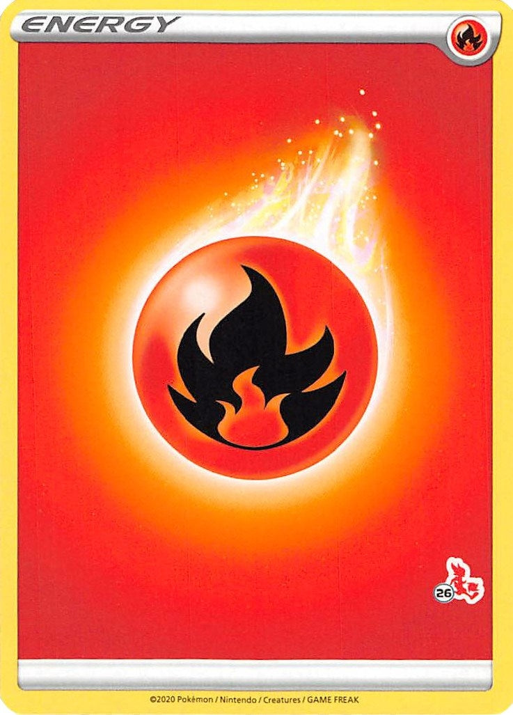 Image for Fire Energy (#26 Cinderace Stamped) (Battle Academy 2022) - Pokemon