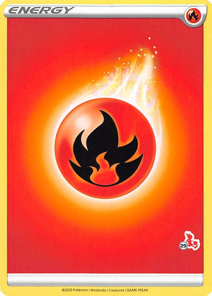Image for Fire Energy (#29 Cinderace Stamped) (Battle Academy 2022) - Pokemon