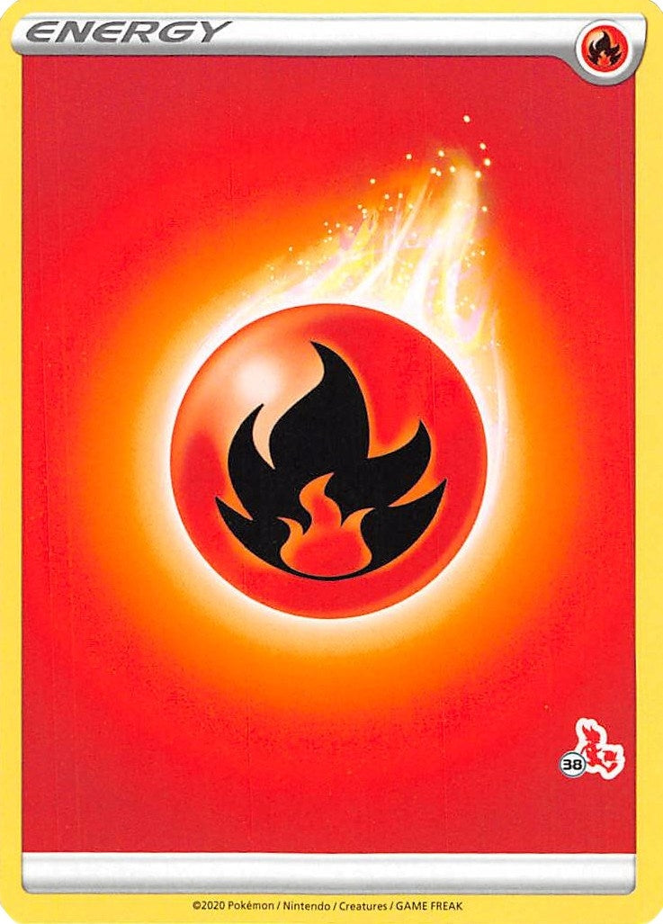 Image for Fire Energy (#38 Cinderace Stamped) (Battle Academy 2022) - Pokemon