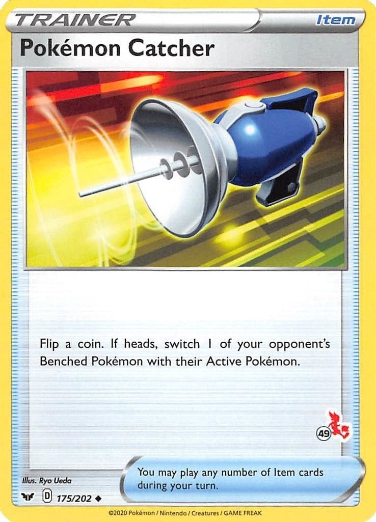 Image for Pokemon Catcher - 175/202 (#49 Cinderace Stamped) (Battle Academy 2022) (175/202) - Pokemon