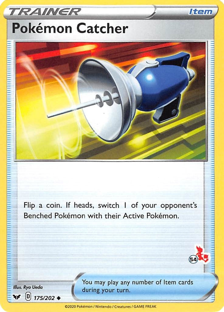 Image for Pokemon Catcher - 175/202 (#54 Cinderace Stamped) (Battle Academy 2022) (175/202) - Pokemon