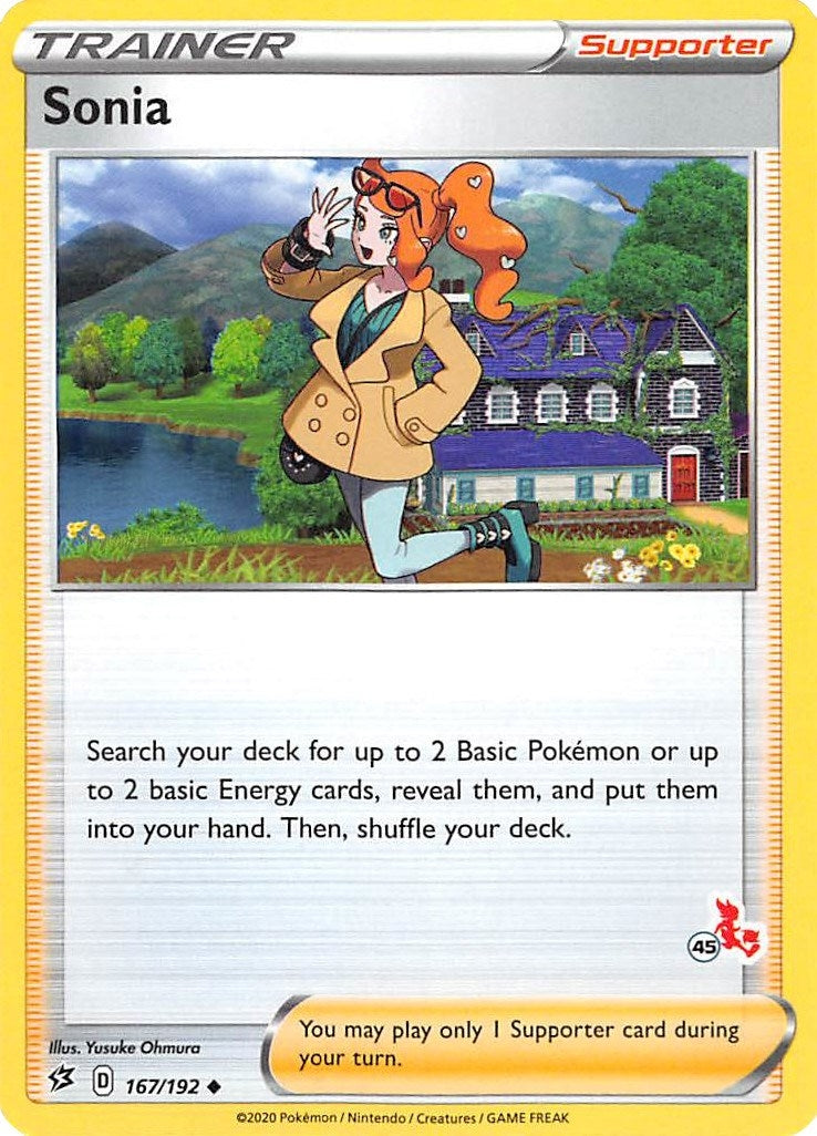 Image for Sonia - 167/192 (#45 Cinderace Stamped) (Battle Academy 2022) (167/192) - Pokemon