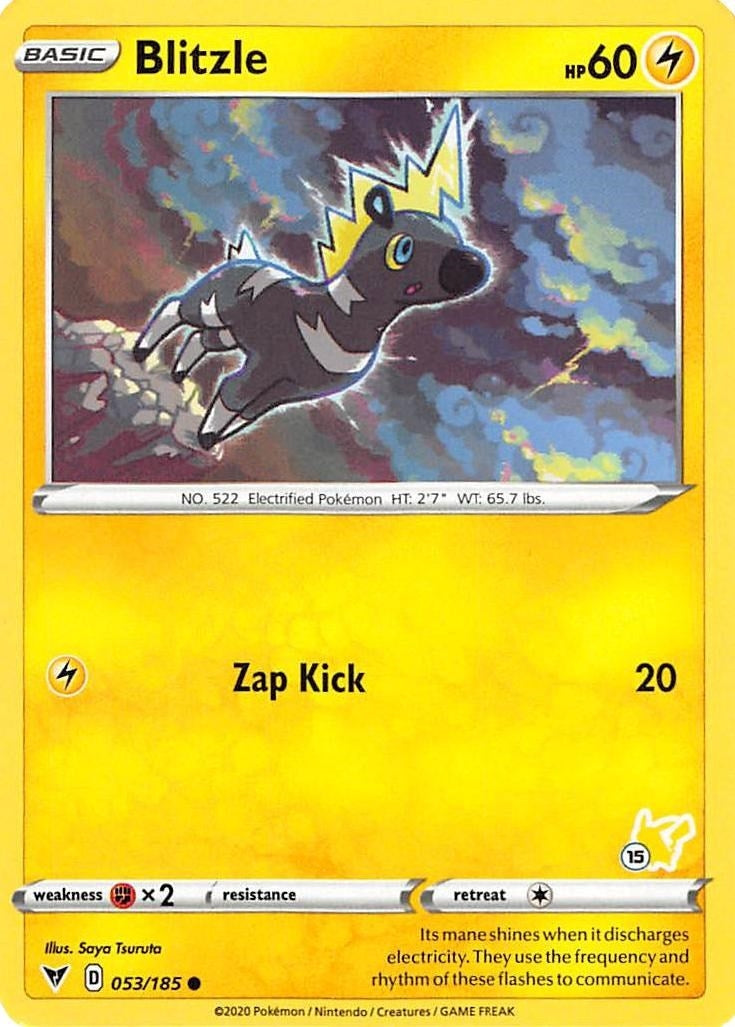 Image for Blitzle - 053/185 (#15 Pikachu Stamped) (Battle Academy 2022) (053/185) - Pokemon