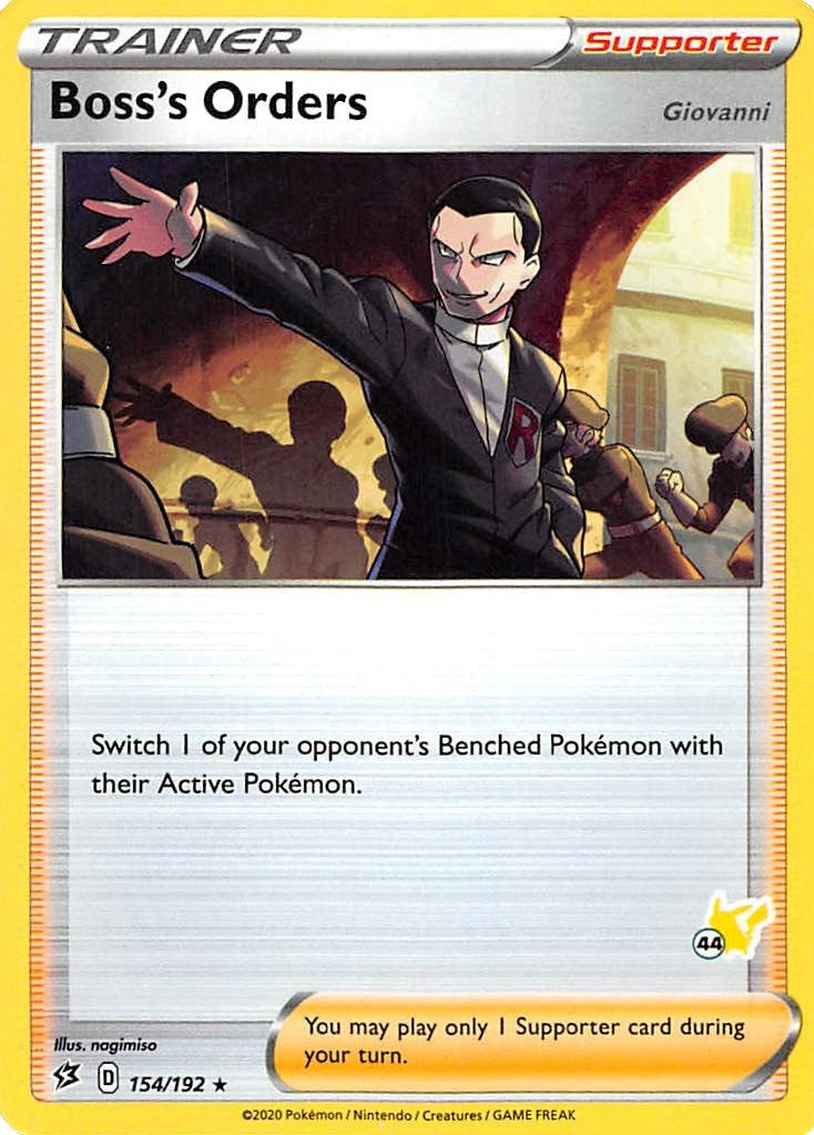 Image for Boss's Orders - 154/192 (#44 Pikachu Stamped) (Battle Academy 2022) (154/192) - Pokemon