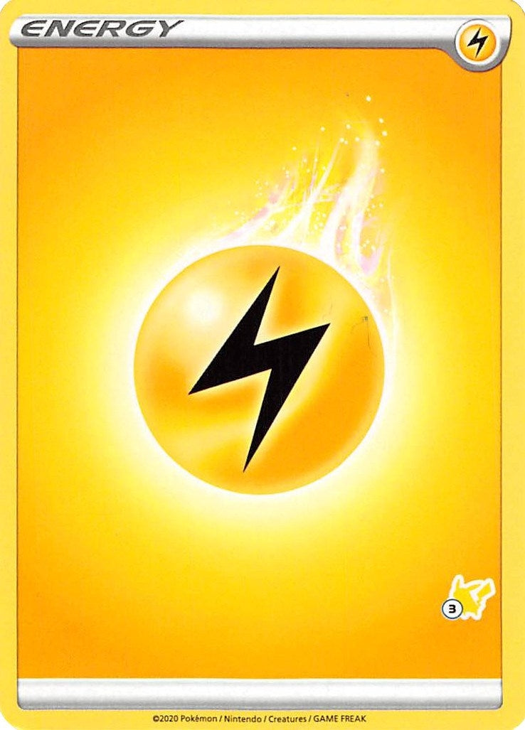 Image for Lightning Energy (#3 Pikachu Stamped) (Battle Academy 2022) - Pokemon