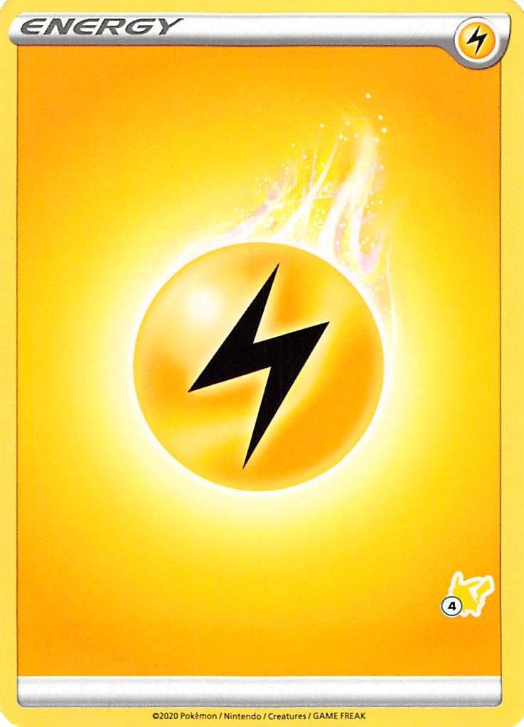 Image for Lightning Energy (#4 Pikachu Stamped) (Battle Academy 2022) - Pokemon