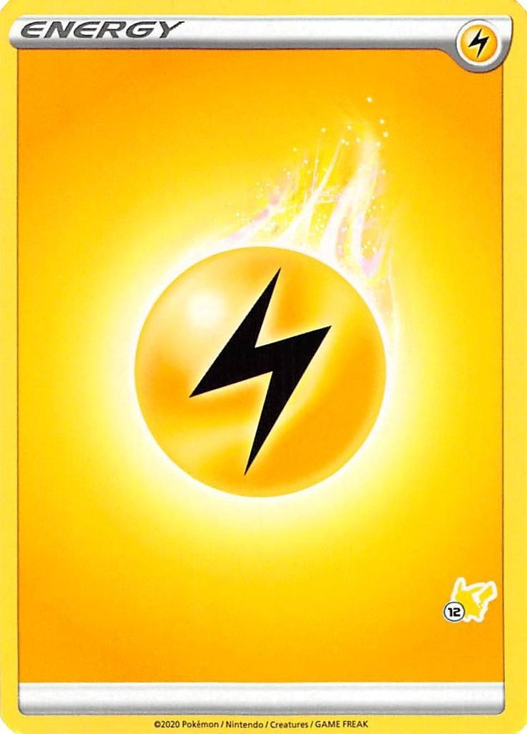 Image for Lightning Energy (#12 Pikachu Stamped) (Battle Academy 2022) - Pokemon
