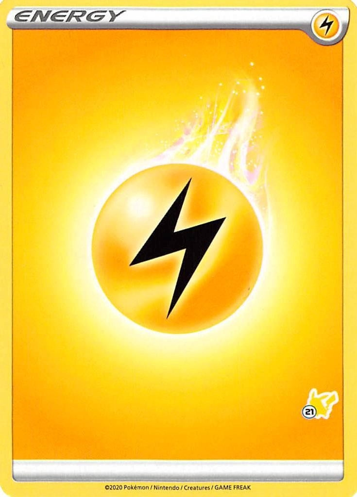 Image for Lightning Energy (#21 Pikachu Stamped) (Battle Academy 2022) - Pokemon