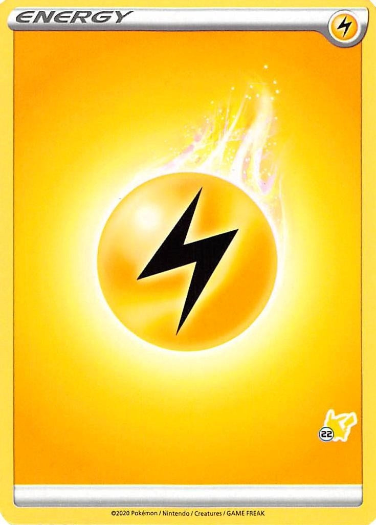 Image for Lightning Energy (#22 Pikachu Stamped) (Battle Academy 2022) - Pokemon