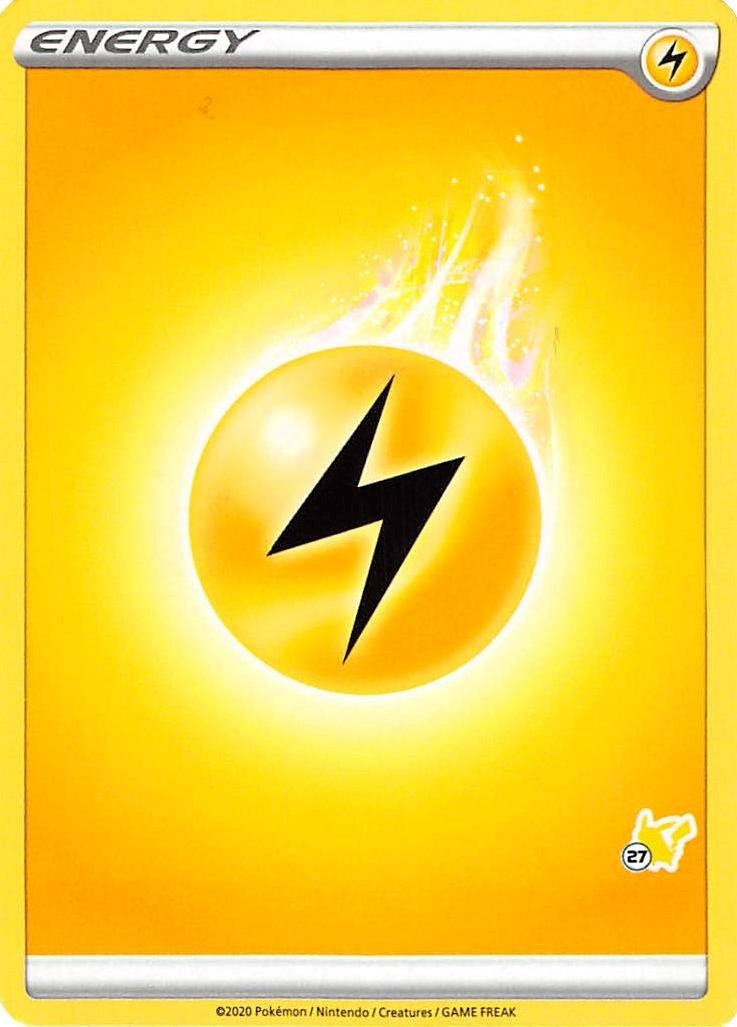 Image for Lightning Energy (#27 Pikachu Stamped) (Battle Academy 2022) - Pokemon