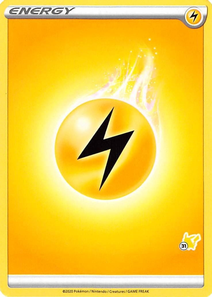 Image for Lightning Energy (#31 Pikachu Stamped) (Battle Academy 2022) - Pokemon
