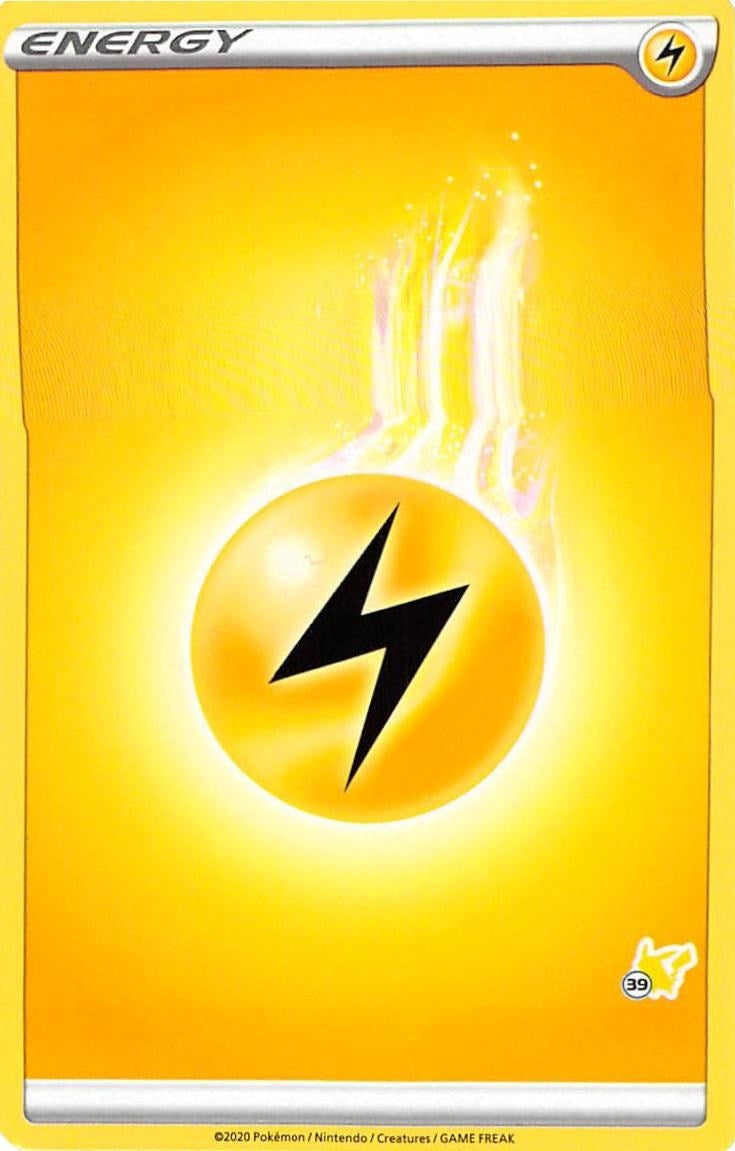 Image for Lightning Energy (#39 Pikachu Stamped) (Battle Academy 2022) - Pokemon