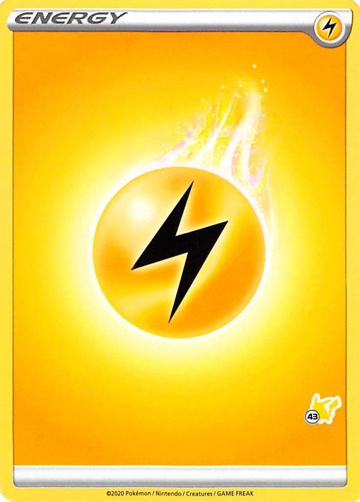 Image for Lightning Energy (#43 Pikachu Stamped) (Battle Academy 2022) - Pokemon