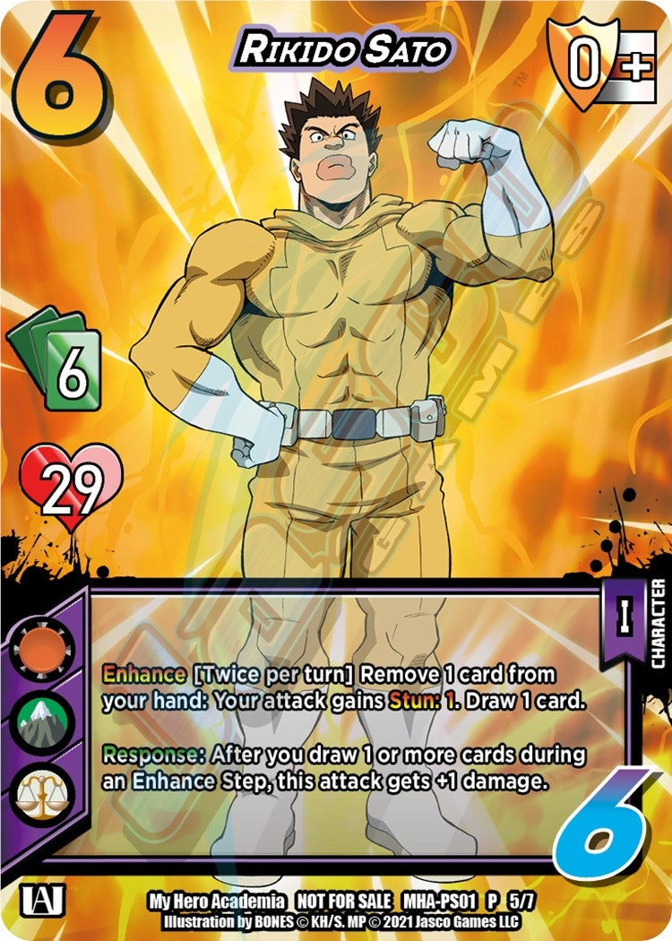 Image for Rikido Sato (Provisional Showdown 1) (UniVersus: My Hero Academia Promo Cards) (MHA-PS01 5/7) - UniVersus