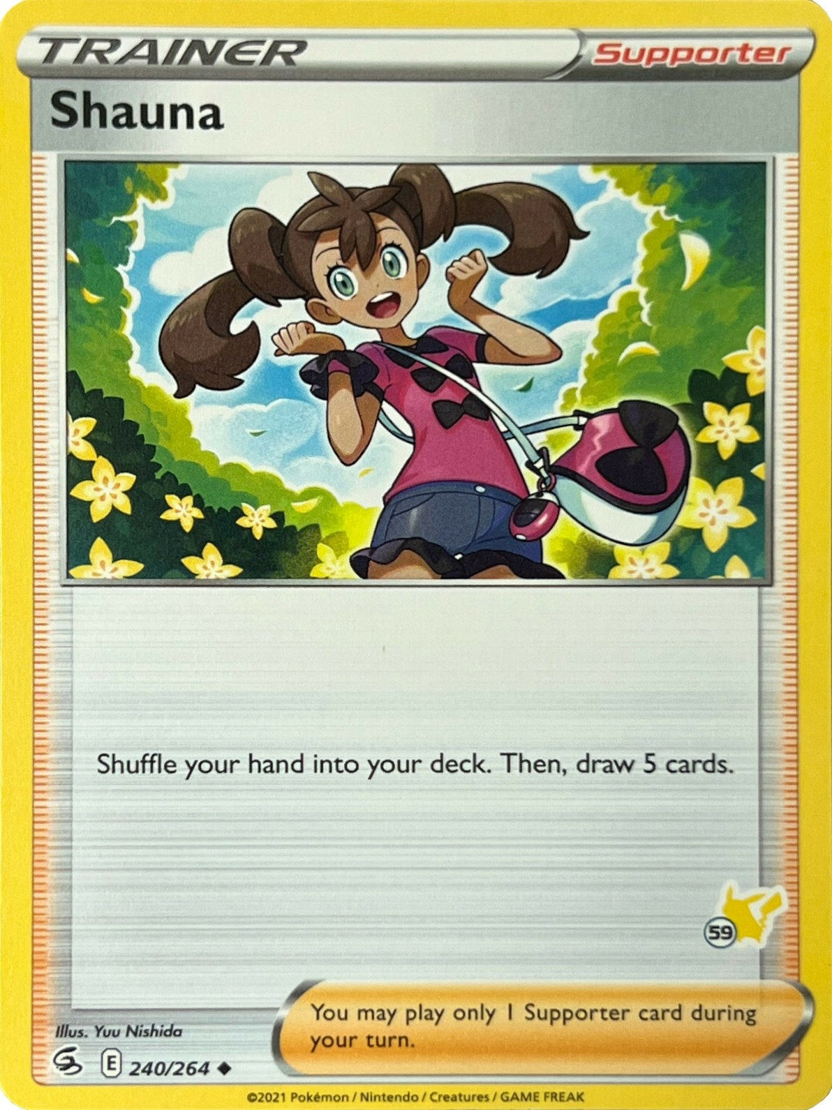 Image for Shauna - 240/264 (#59 Pikachu Stamped) (Battle Academy 2022) (240/264) - Pokemon
