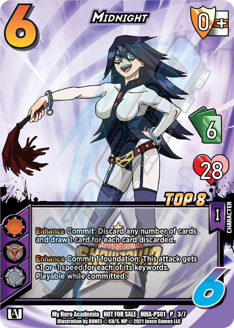 Image for Midnight (Provisional Showdown 1 Top 8) (UniVersus: My Hero Academia Promo Cards) (MHA-PS01 3/7) - UniVersus