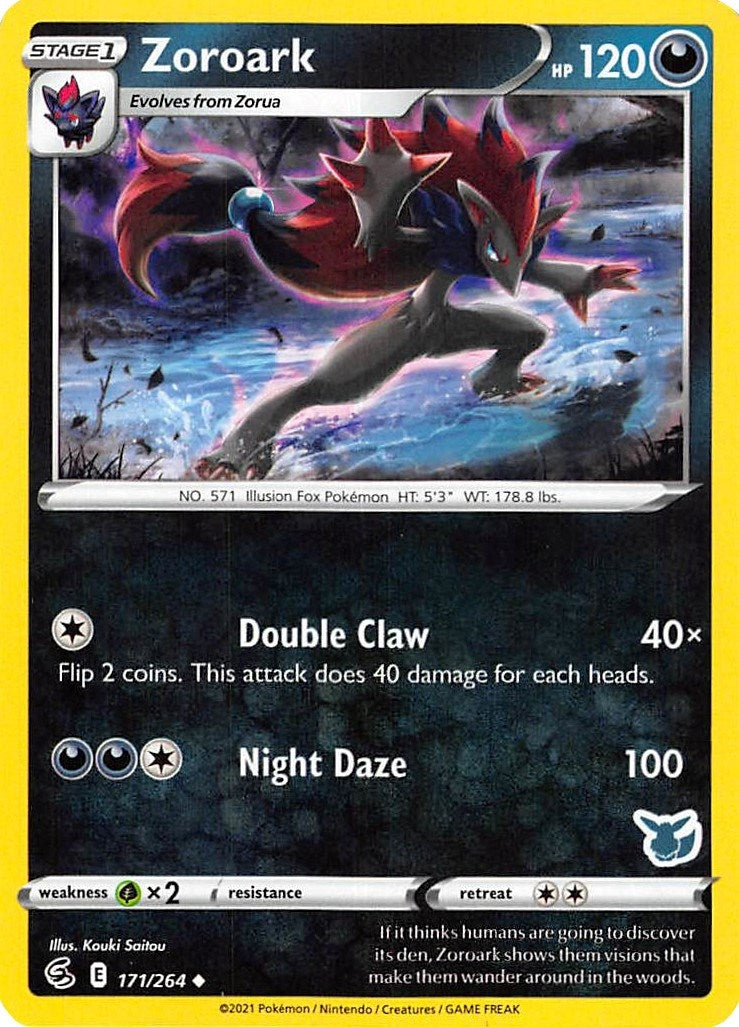 Image for Zoroark - 171/264 (Eevee Stamped) (Battle Academy 2022) (171/264) - Pokemon