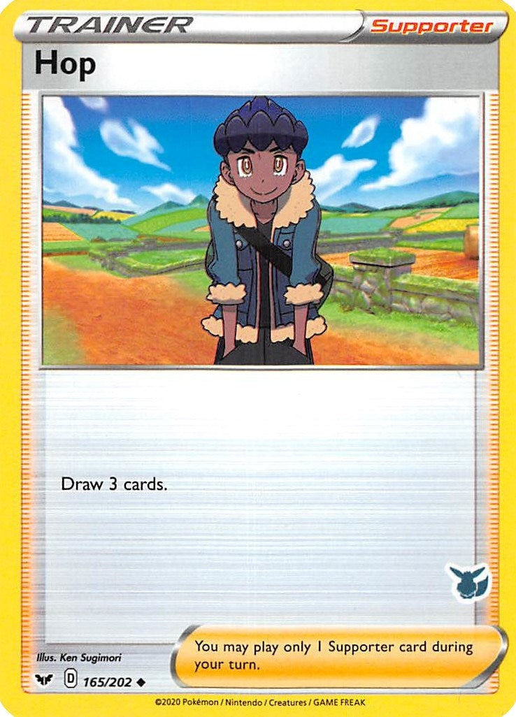 Image for Hop - 165/202 (Eevee Stamped) (Battle Academy 2022) (165/202) - Pokemon