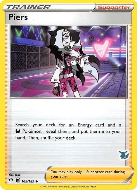 Image for Piers - 165/189 (Eevee Stamped) (Battle Academy 2022) (165/189) - Pokemon