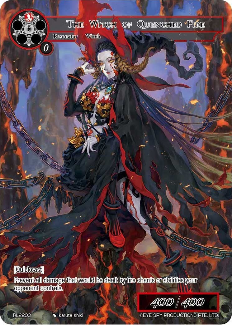 Image for The Witch of Quenched Fire (Promo Cards) (RL2203) - Force of Will