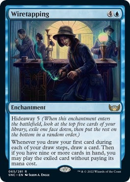 Image for Wiretapping (Streets of New Capenna) (65) - Magic: The Gathering