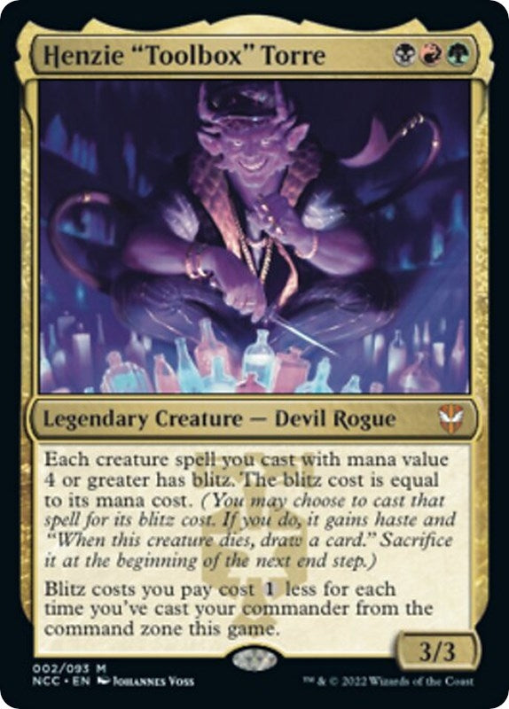 Image for Henzie "Toolbox" Torre (Commander: Streets of New Capenna) (2) - Magic: The Gathering