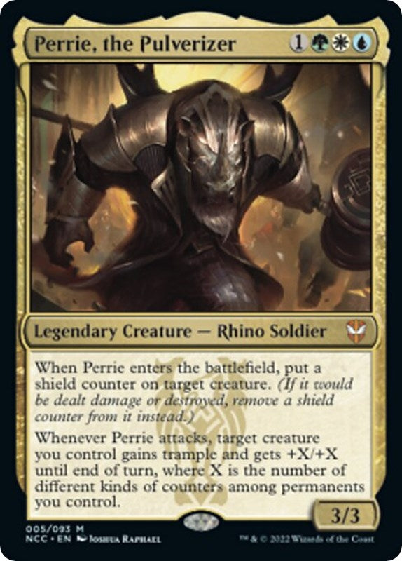 Image for Perrie, the Pulverizer (Commander: Streets of New Capenna) (5) - Magic: The Gathering