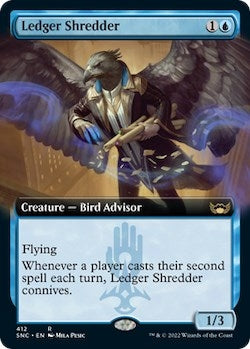 Image for Ledger Shredder (Extended Art) (Streets of New Capenna) (412) - Magic: The Gathering