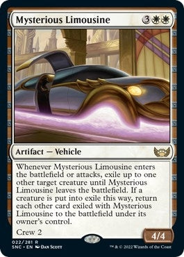 Image for Mysterious Limousine (Streets of New Capenna) (22) - Magic: The Gathering