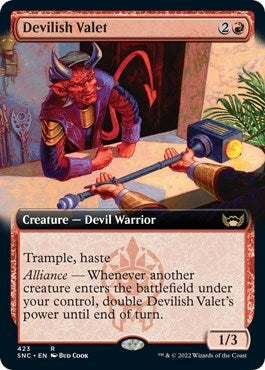Image for Devilish Valet (Extended Art) (Streets of New Capenna) (423) - Magic: The Gathering