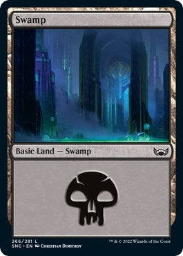 Image for Swamp (266) (Streets of New Capenna) (266) - Magic: The Gathering