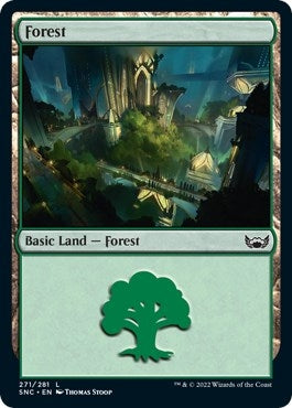 Image for Forest (271) (Streets of New Capenna) (271) - Magic: The Gathering