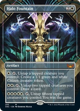 Image for Halo Fountain (Borderless) (Streets of New Capenna) (285) - Magic: The Gathering