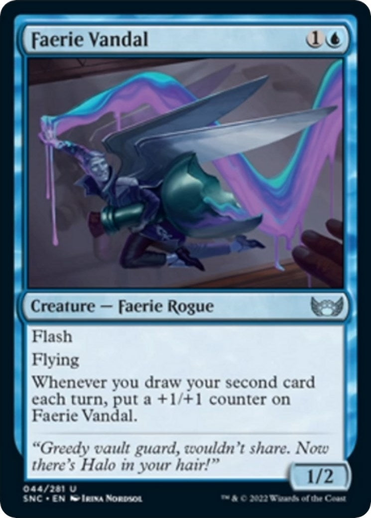 Image for Faerie Vandal (Streets of New Capenna) (44) - Magic: The Gathering