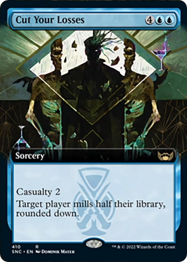 Image for Cut Your Losses (Extended Art) (Streets of New Capenna) (410) - Magic: The Gathering
