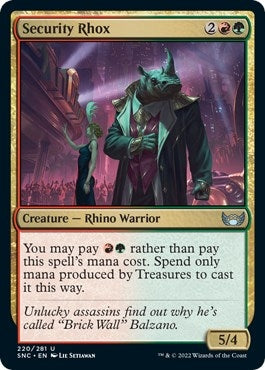 Image for Security Rhox (Streets of New Capenna) (220) - Magic: The Gathering