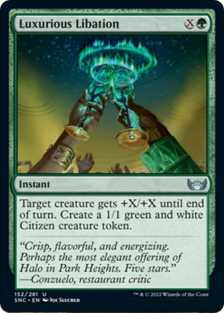 Image for Luxurious Libation (Streets of New Capenna) (152) - Magic: The Gathering