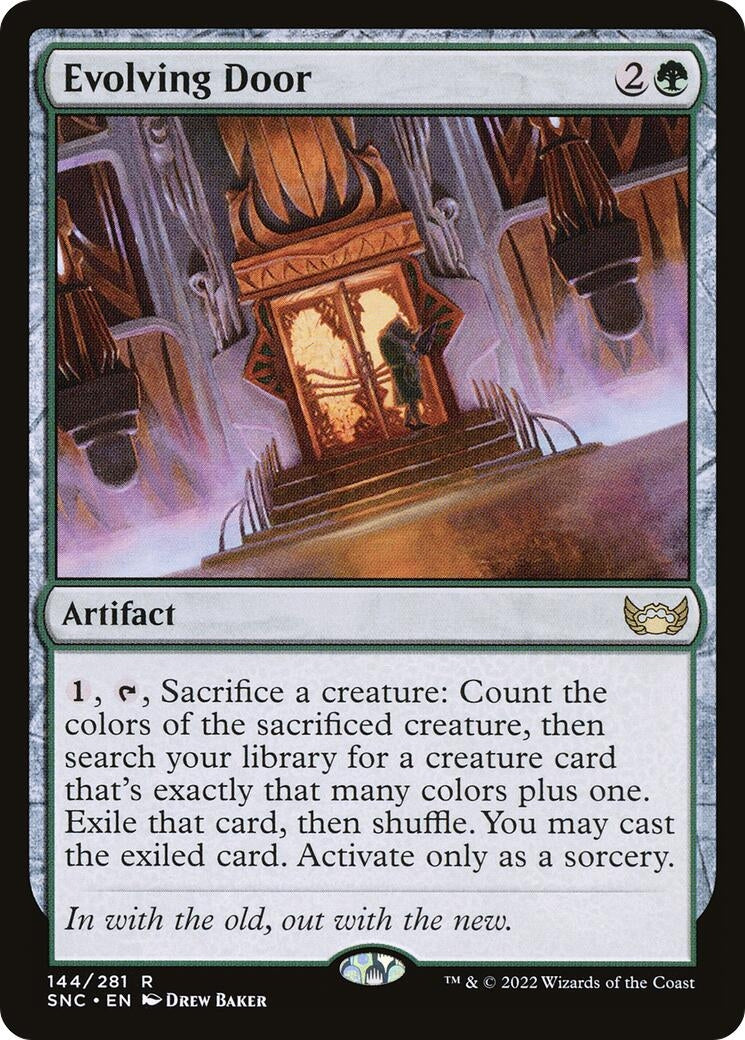 Image for Evolving Door (Streets of New Capenna) (144) - Magic: The Gathering