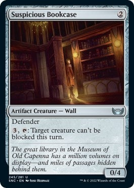 Image for Suspicious Bookcase (Streets of New Capenna) (245) - Magic: The Gathering