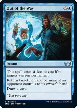 Image for Out of the Way (Streets of New Capenna) (52) - Magic: The Gathering