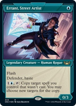 Image for Errant, Street Artist (Showcase) (Foil Etched) (Streets of New Capenna) (444) - Magic: The Gathering