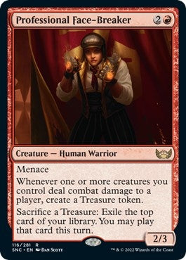 Image for Professional Face-Breaker (Streets of New Capenna) (116) - Magic: The Gathering