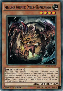 Nefarious Archfiend Eater of Nefariousness - Duelist Alliance (Common) [DUEA-035]